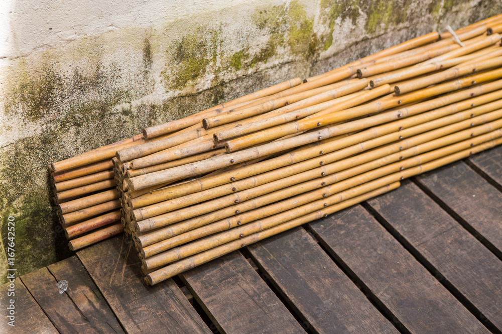 Bamboo raft