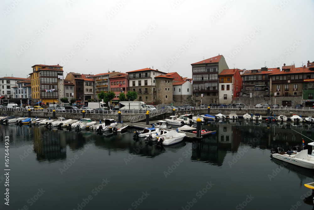 Llanes port. Asturias. Spain