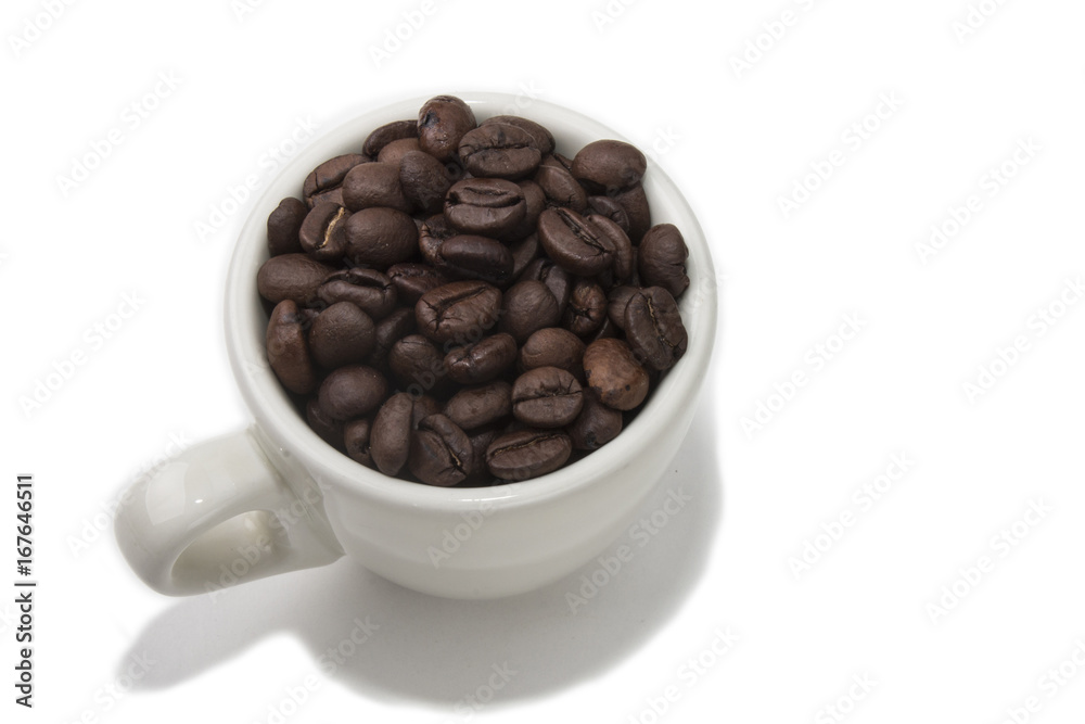 some freshly roasted coffee beans some freshly roasted coffee beans