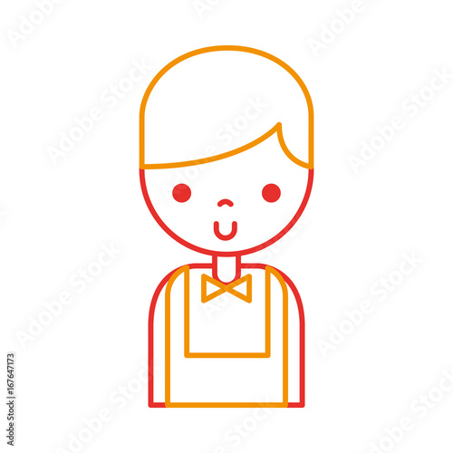 Casino dealer avatar character vector illustration design
