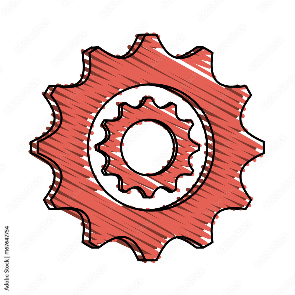 two gears icon image vector illustration design sketch style two gears icon image vector illustration design sketch style
