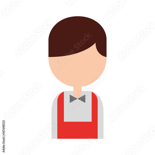 Casino dealer avatar character vector illustration design