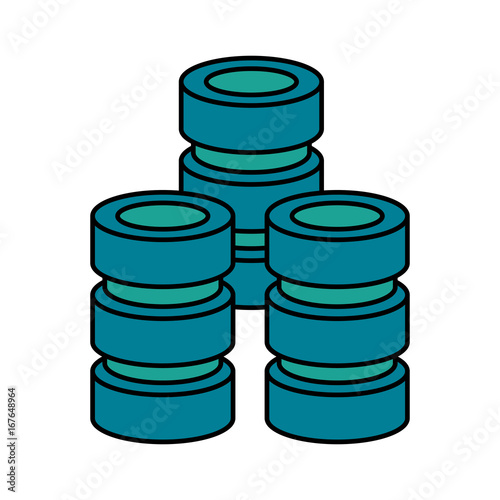 databases web hosting icon image vector illustration design 