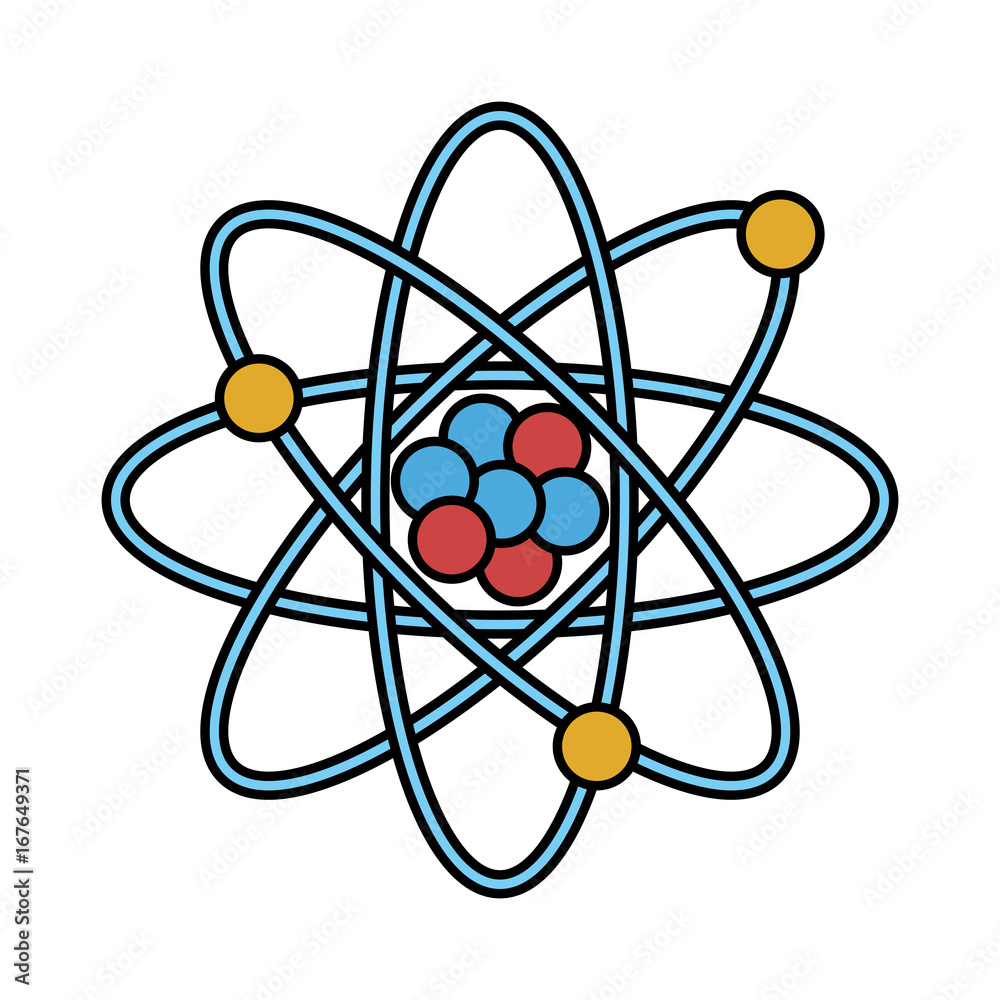 atom representation icon image vector illustration design atom representation icon image vector illustration design