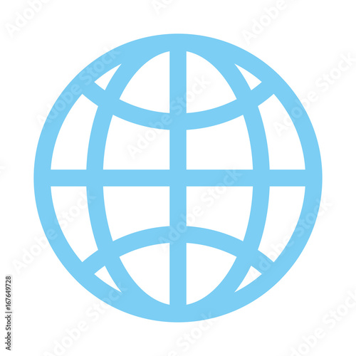 earth globe diagram communication icon image vector illustration design 