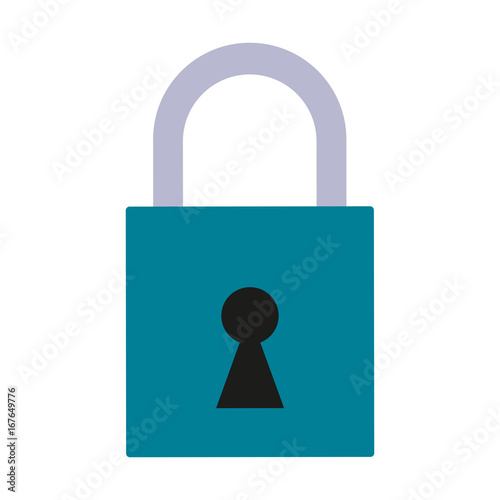 safety lock icon image vector illustration design 