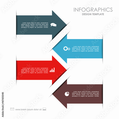 Infographic template. Can be used for workflow layout, diagram, business step options, banner, web design.