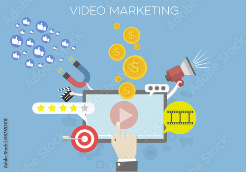 Video Marketing Concept