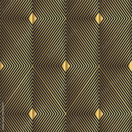 Luxury Gold Geometric Pattern Design