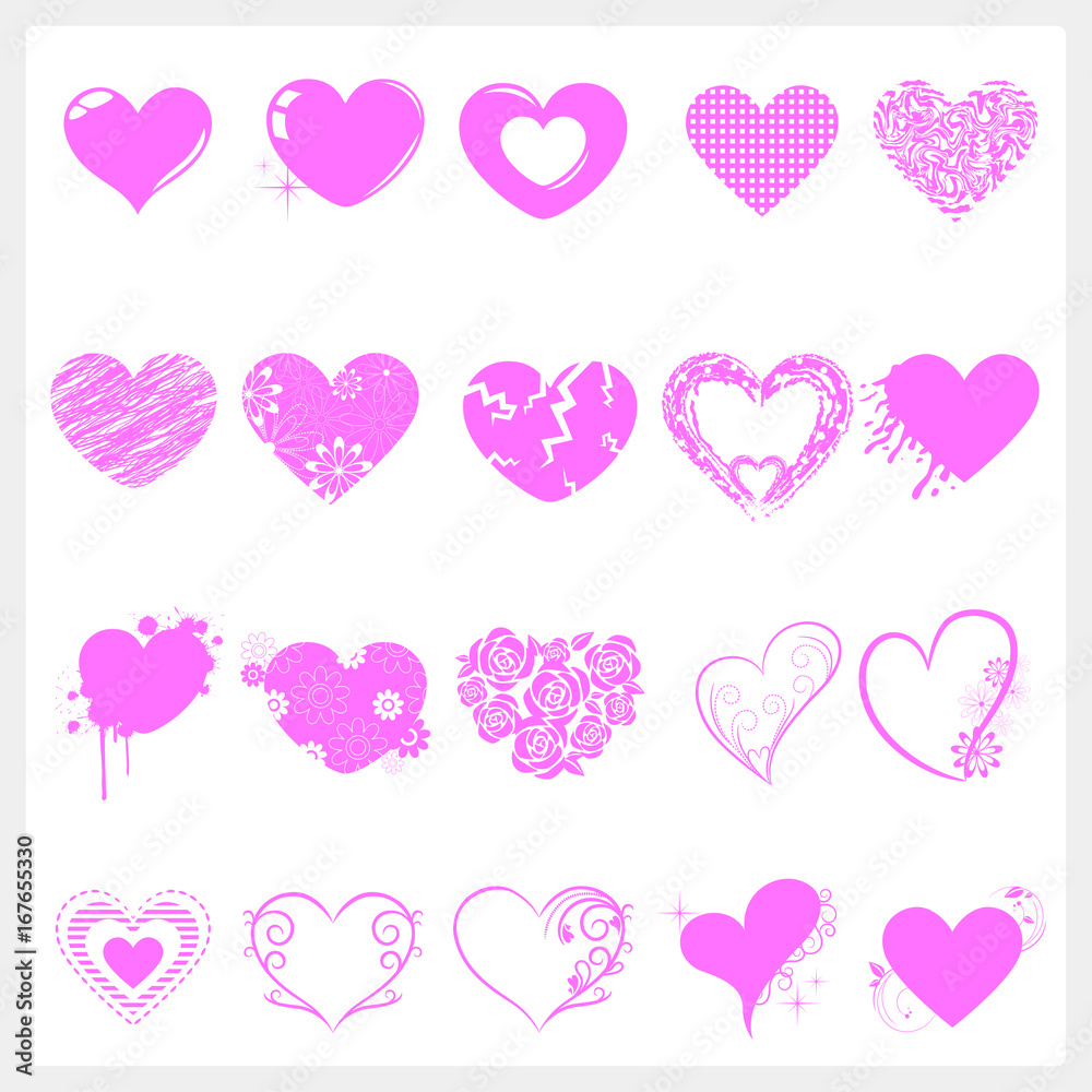 ハート 記号 マーク アイコン Stock Vector Adobe Stock