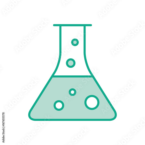laboratory tube test icon vector illustration design