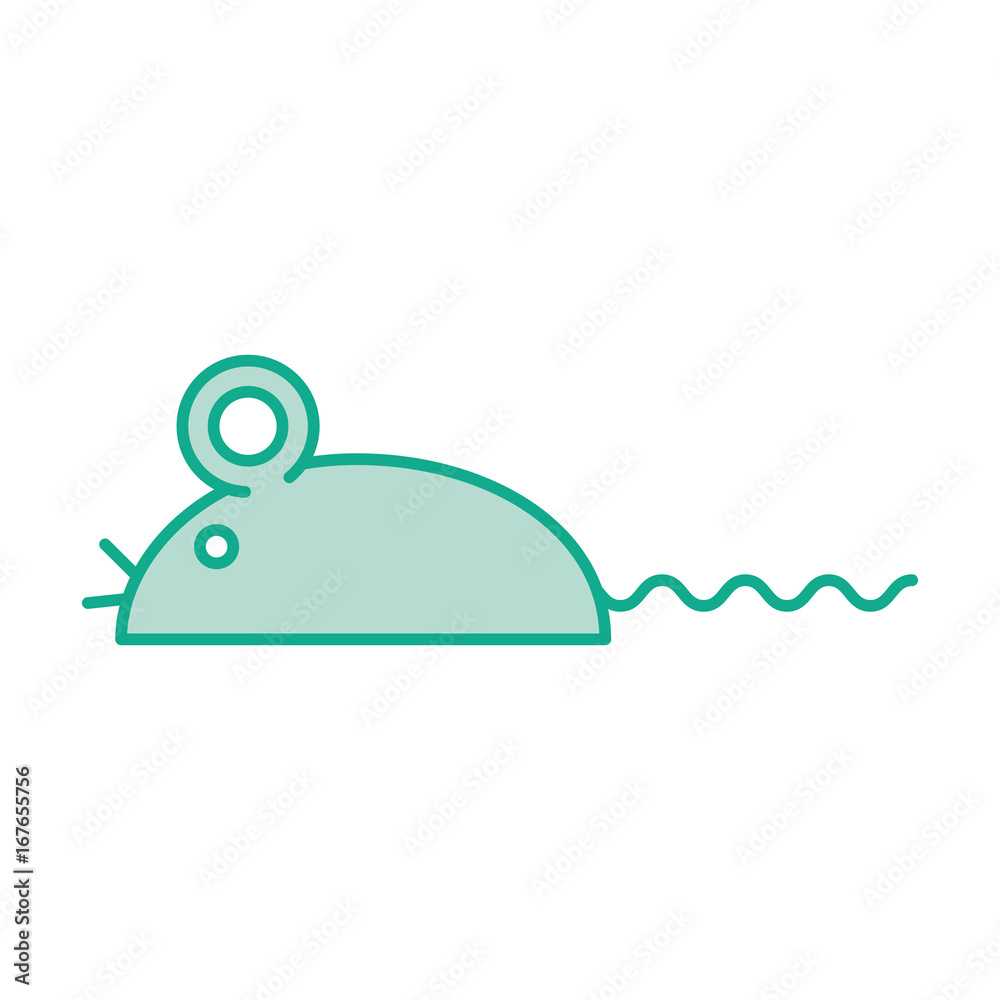 Laboratory mouse isolated icon vector illustration design Laboratory mouse isolated icon vector illustration design