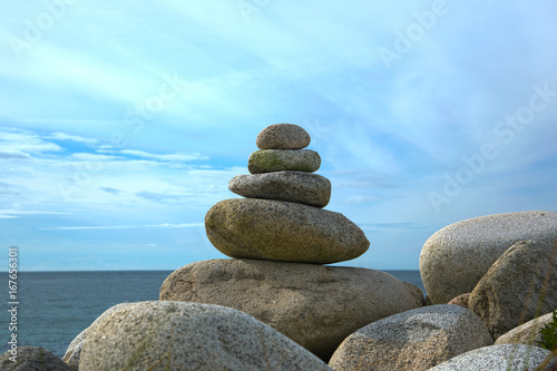 Tableau sur toile pyramid stone Île-Grande Brittany France