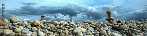 Tableau sur toile pyramid stone Île-Grande Brittany France