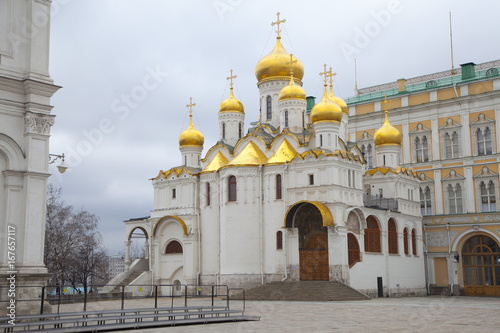 Cathedral of Annunciation in Kremlin, Moscow,Russia.