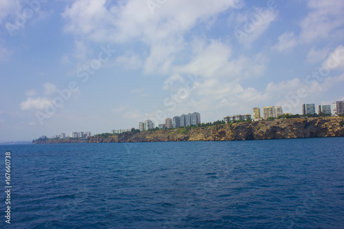 Mediterranean sea landscape in Antalya Turkey © Anna