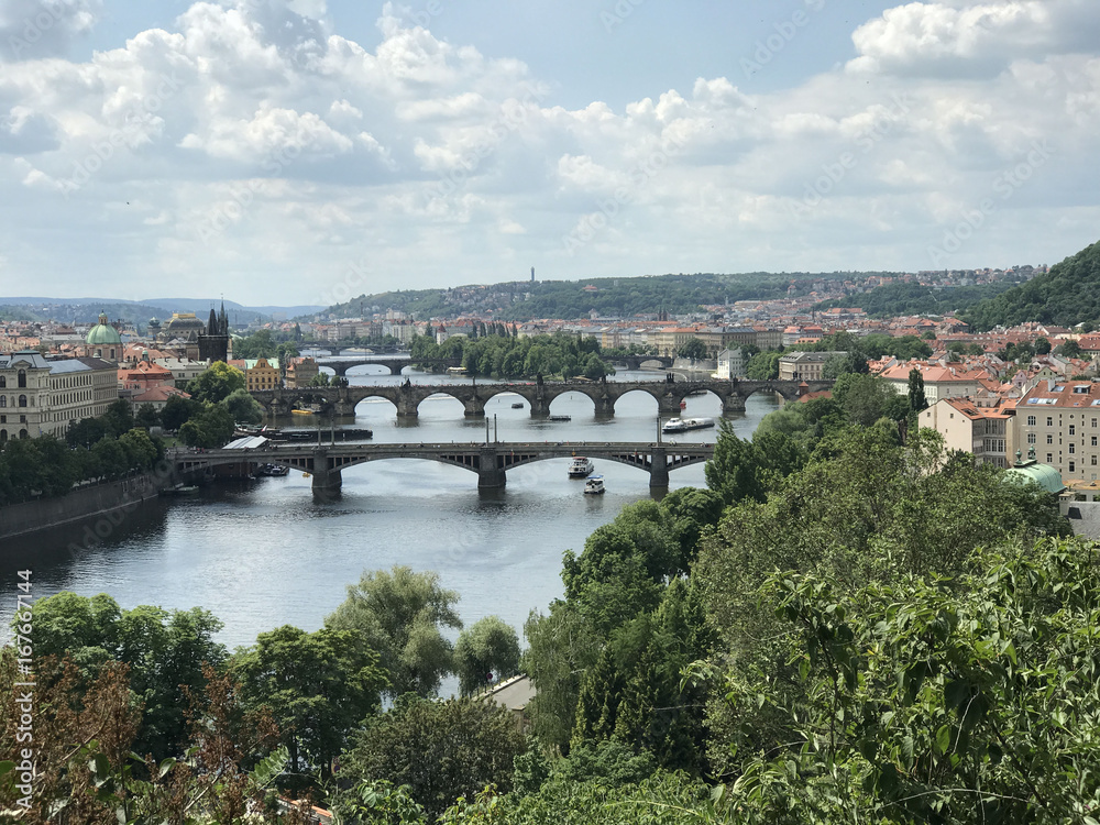 Vltav river in Prague