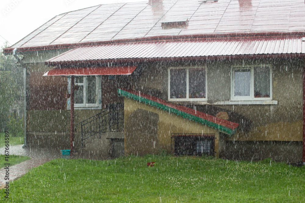 Fototapeta premium Storm house