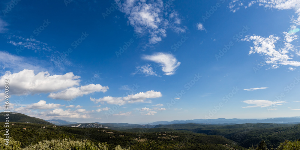 Typical village of the provencal hinterland