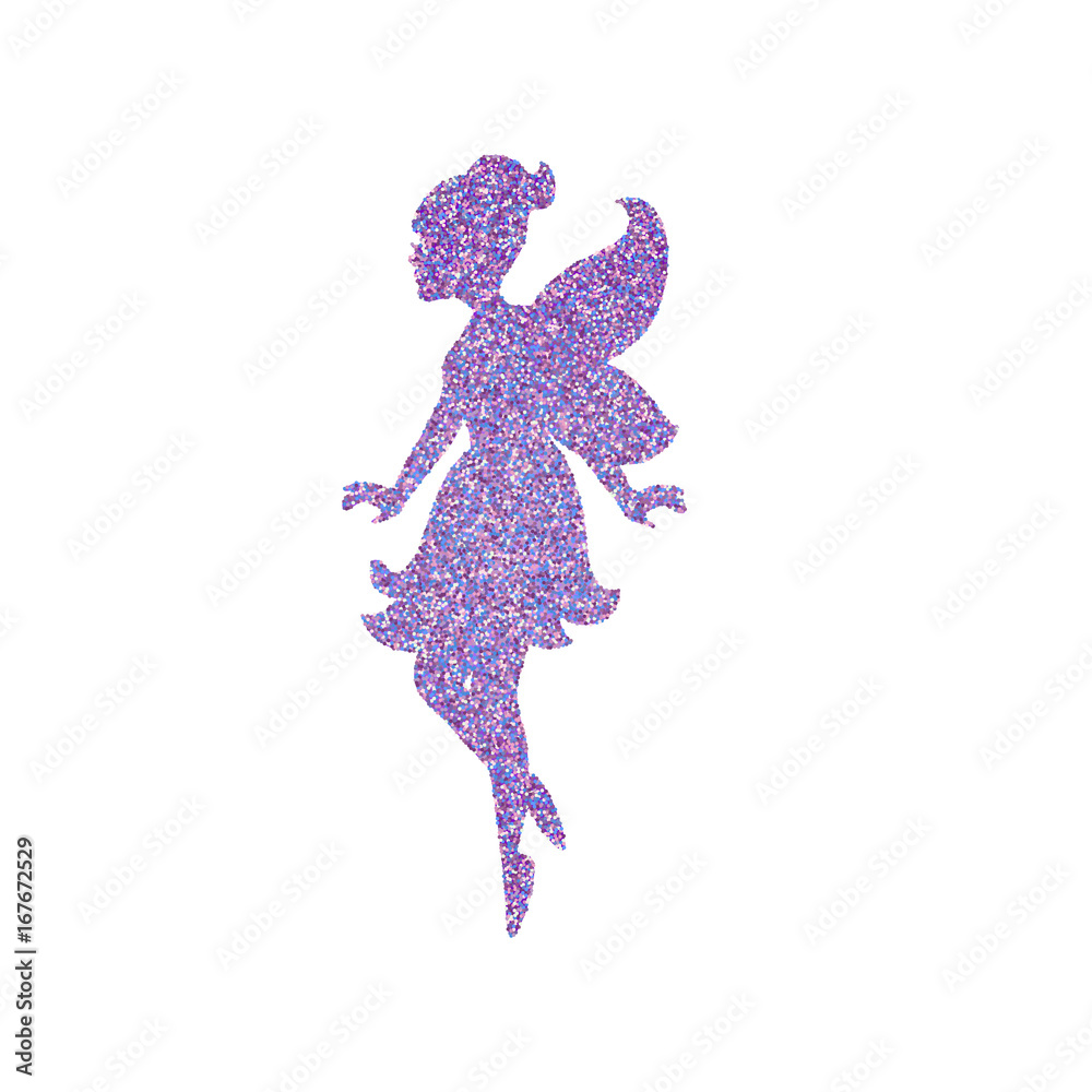 Obraz premium Magical fairy with dust glitters