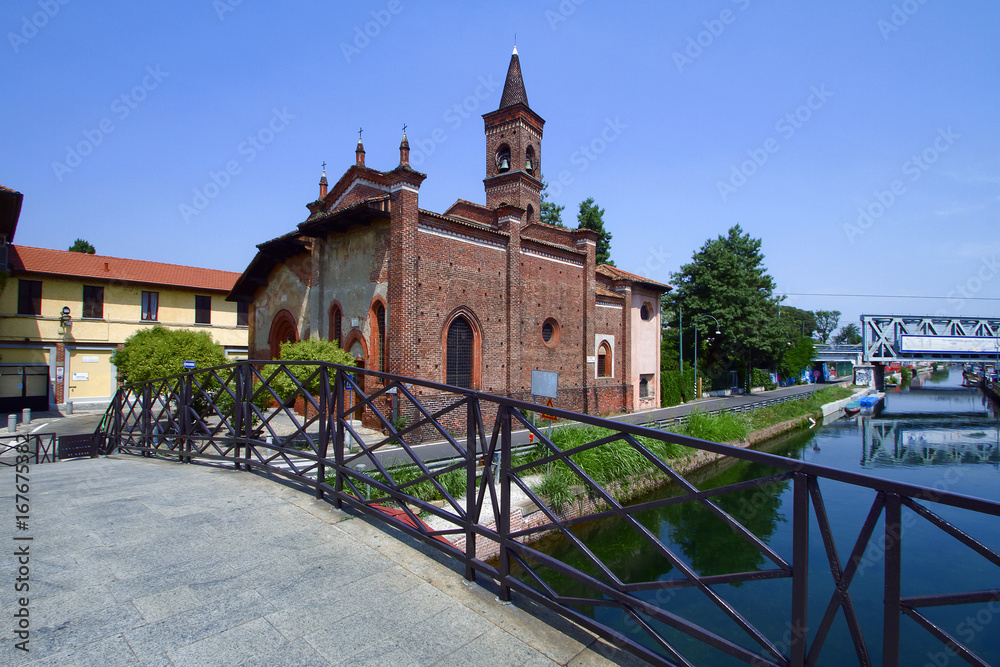 Φωτογραφία Chiesa di San Cristoforo sul naviglio Grande di Milano Lombardia Italia Milan It
