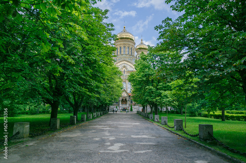 Outdoor cathedral at Liepaja, Latvia. photo