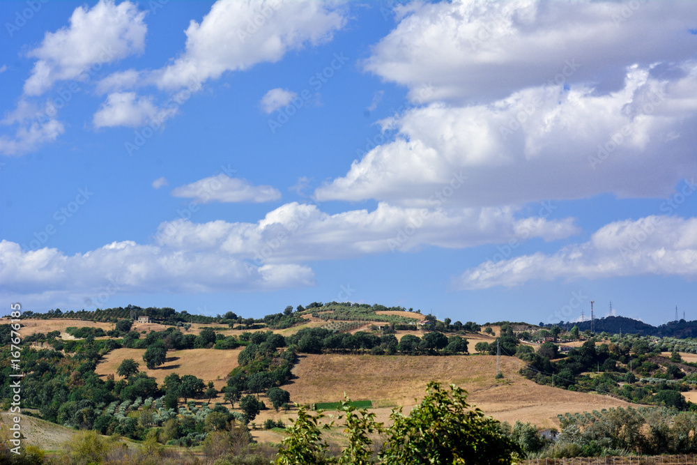 south italy country ladscape