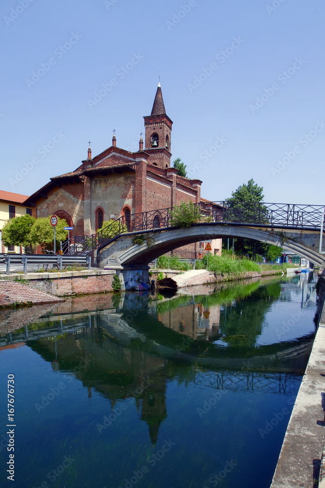 Φωτογραφία Chiesa di San Cristoforo sul naviglio Grande di Milano Lombardia Italia Milan It