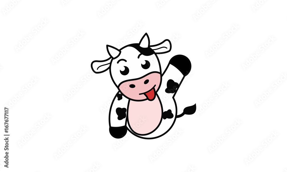 Fun & Happy Cow. 