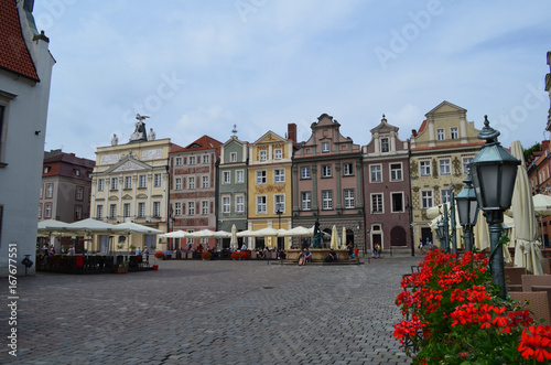 Stary Rynek w Poznaniu latem/The Old Market in Poznan in summer, Greater Poland, Poland