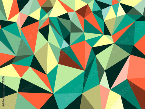 Vector Polygon Abstract. Multicolor illustration graphic background. for your business