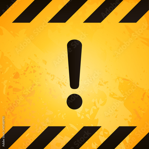 exclamation danger sign