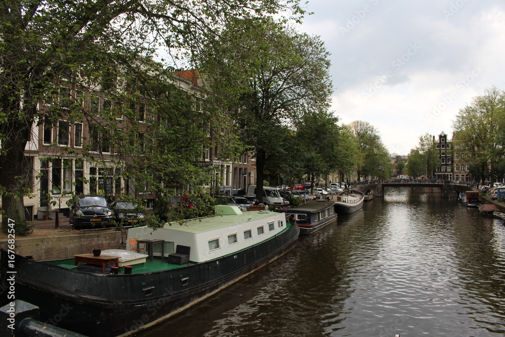 Die Brouwersgracht in Amsterdam.
