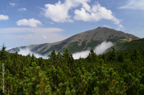 Karkonosze latem-widok Śnieżki/Karkonosze Mountains in summer-view od Sniezka...