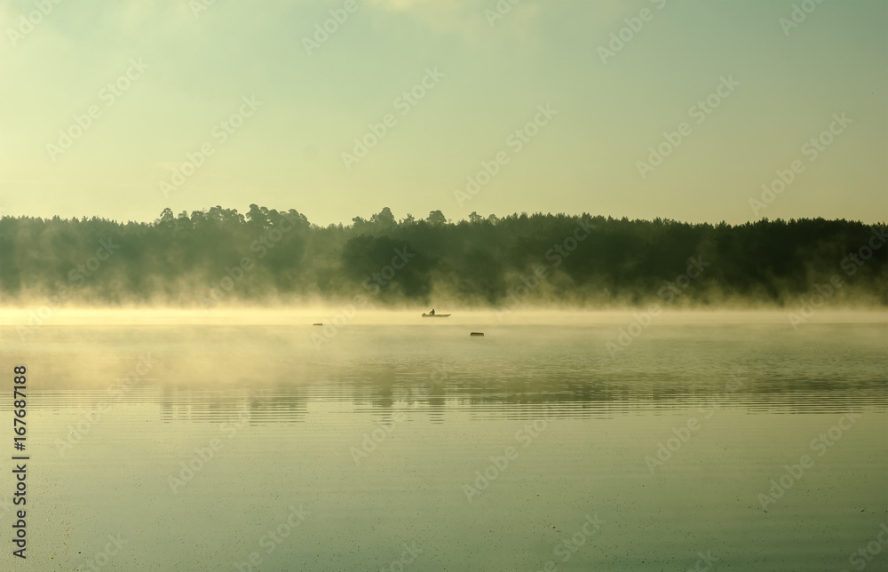 Sunrise on a foggy morning at Swamp Sunrise on a foggy morning at Swamp