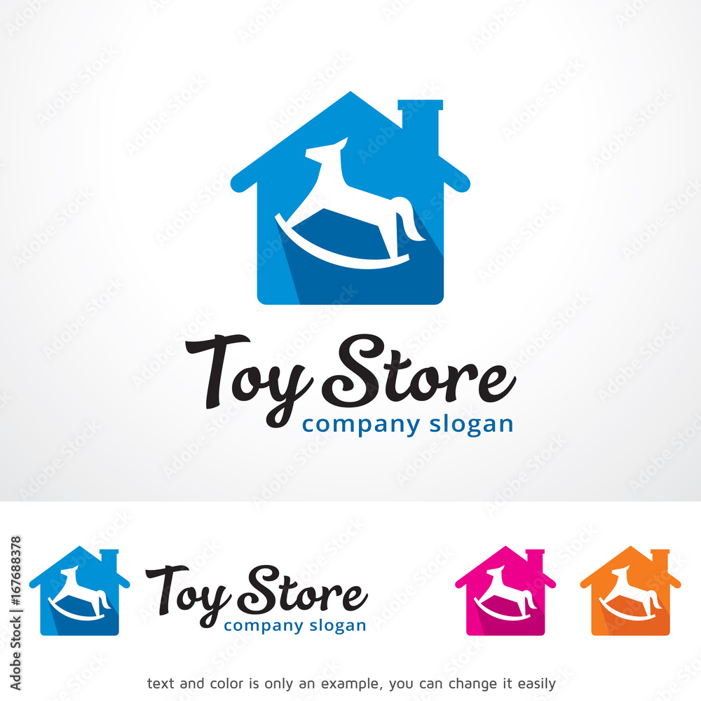 Toy Shop Logo Design 21335252 Vector Art at Vecteezy