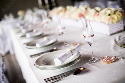 Wedding table decoration