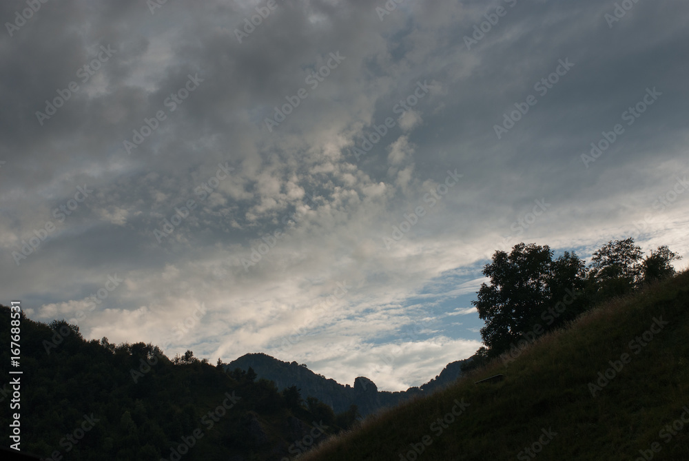 cielo nuvoloso cielo nuvoloso