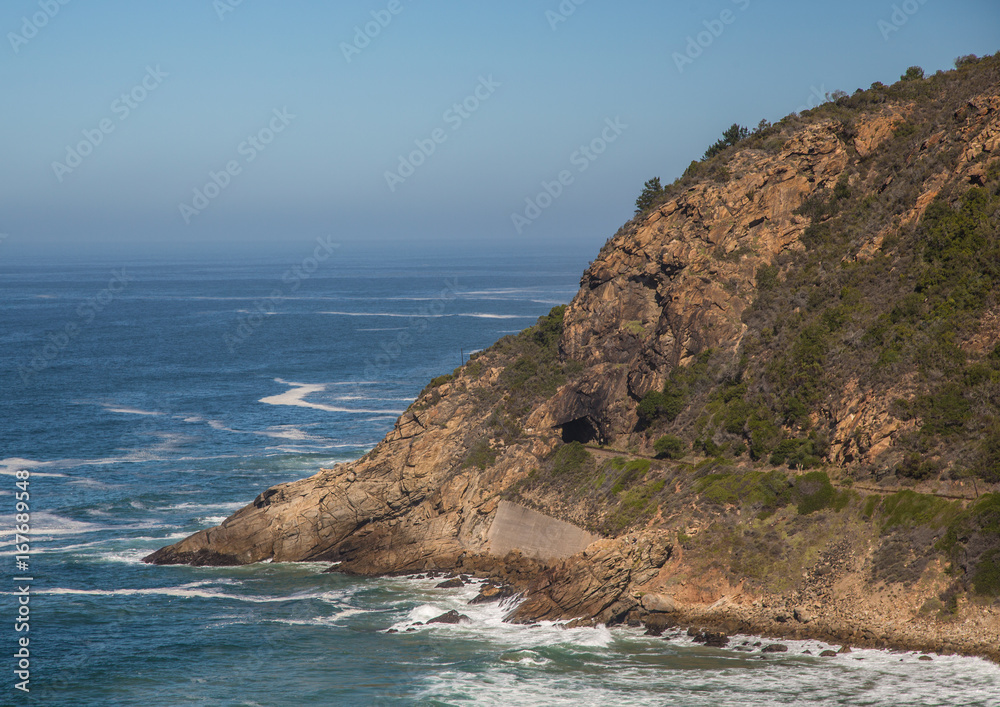 Landscape of the Plettenber Bay on the Western Cape