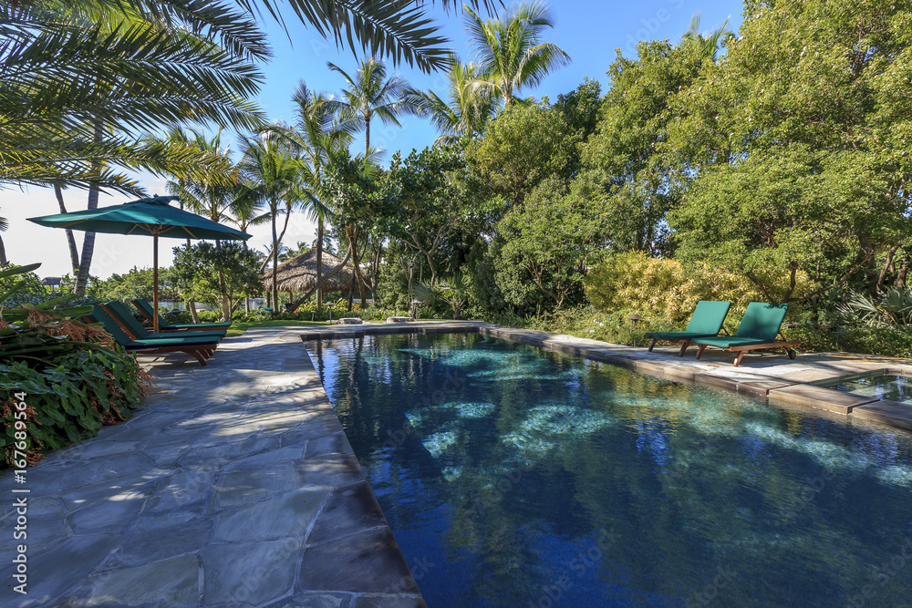 Private Garden in Marathon, Keys Florida USA