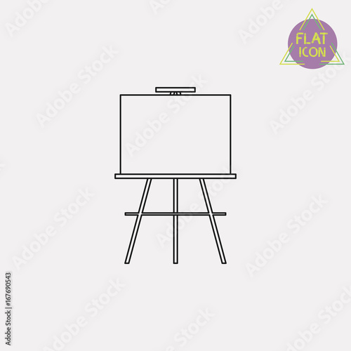 easel linear icon