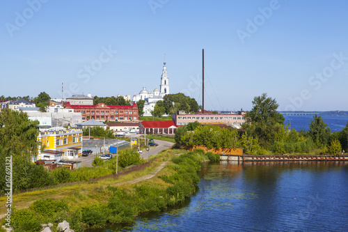 Вид на город Кинешма. Ивановская область