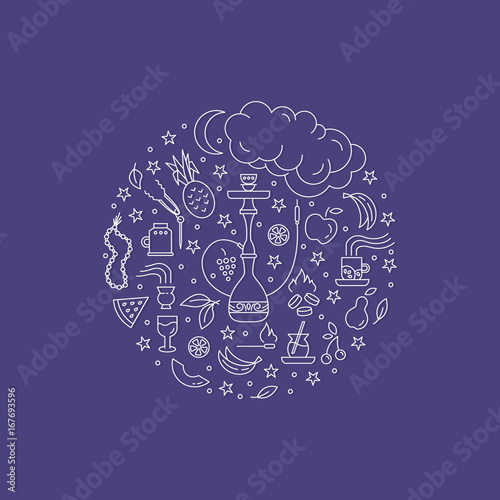 Hookah circle concept 