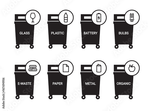 Separation recycle bin icon.