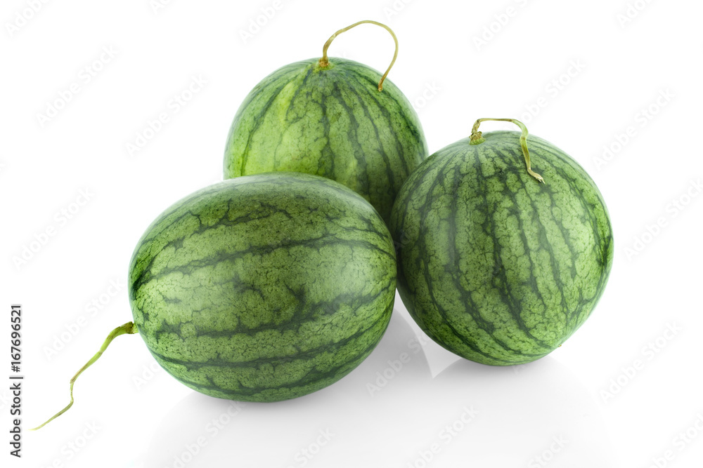 watermelon on white background watermelon on white background