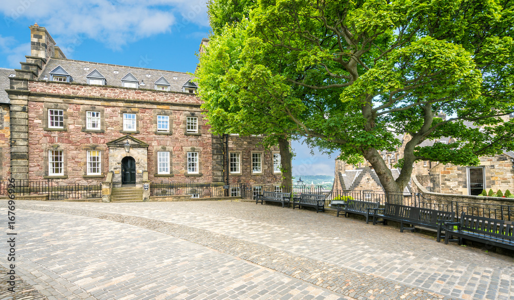 The Governor's House in Edinburgh Castle. Scotland.