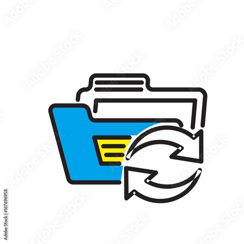 business icon office vector photo
