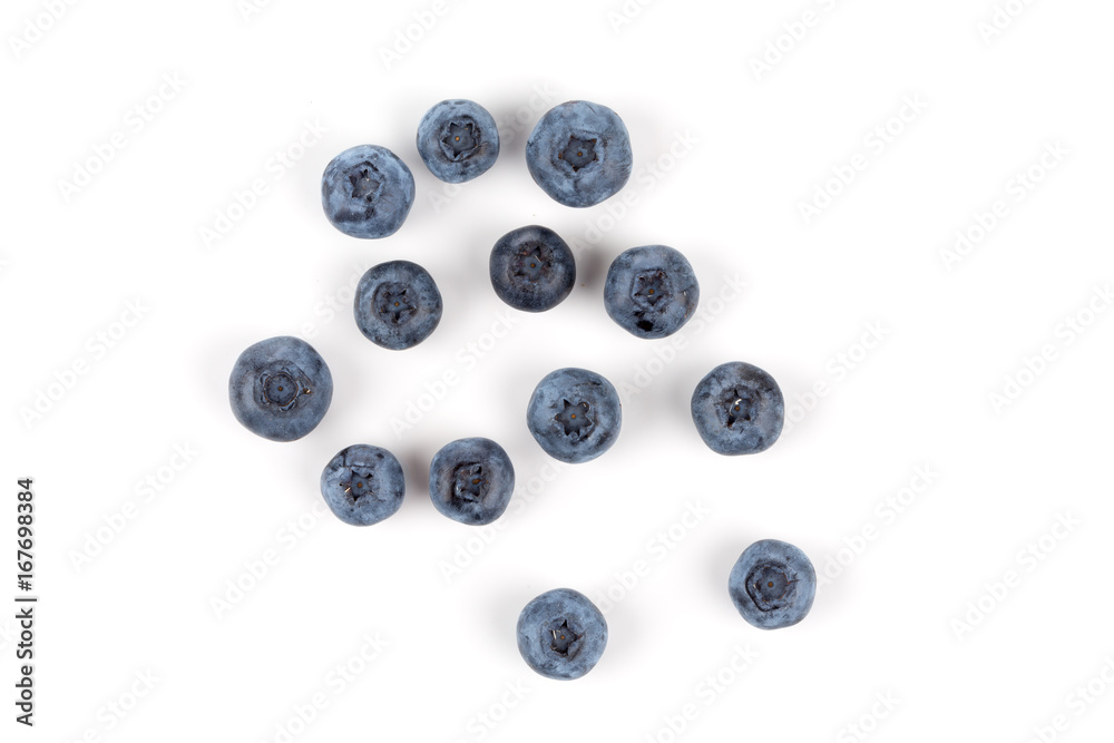 blueberries isolated close up blueberries isolated close up