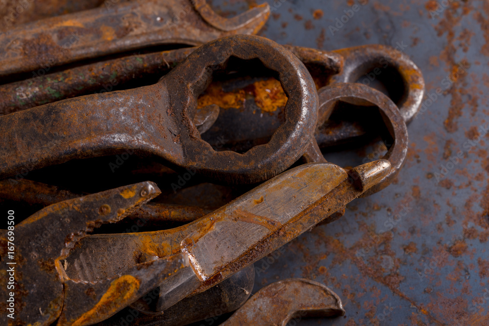 Old rusty tools Old rusty tools