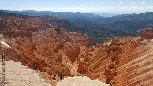 Принти на полотні Vista over Cedar Breaks National Monument in Utah.
